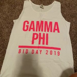 GAMMA PHI BETA BID DAY TANK